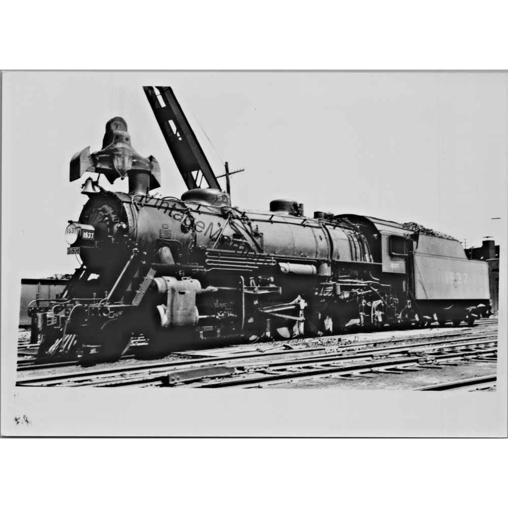 Vtg Louisville & Nashville Railroad 1537 Steam Locomotive 5"X7" Real Photo T2-95